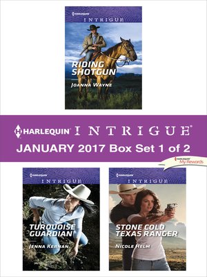 cover image of Harlequin Intrigue January 2017, Box Set 1 of 2